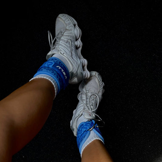 Blue Leo Ankle Straps