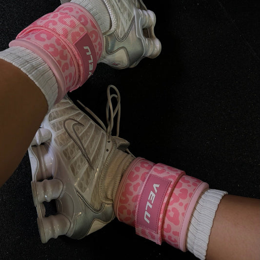 Pink Leo Ankle Straps